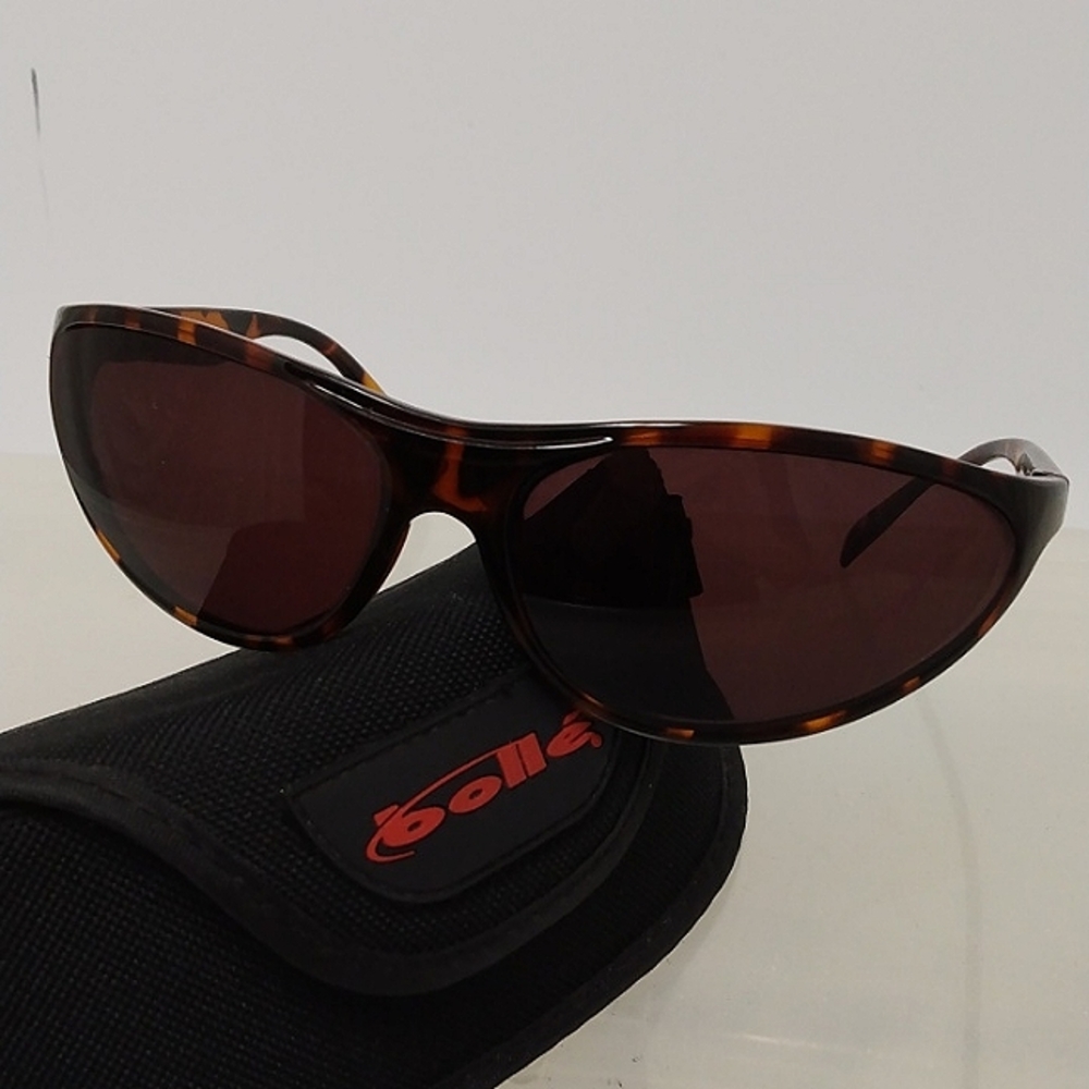 bolle Tortoiseshell Sunglasses with Brown Lenses